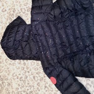 2T baby Gap Coat Blue Glitter Puffer Coat